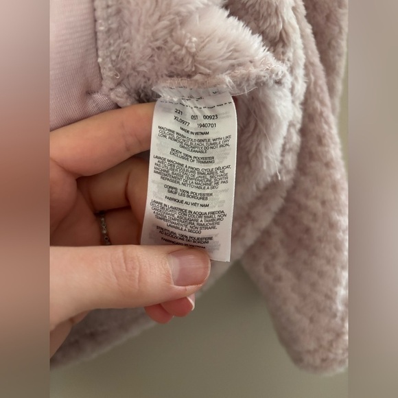 Columbia Beech Forest Light Pink Soft Fleece Quarter Zip Pullover - Picture 7 of 8